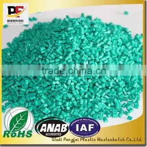 Light Green MASTERBATCH, PP/PE Color Masterbatch, Manufacturer Derectly Wholesale, High Covering, Strong Tinting Strength thumbnail-1