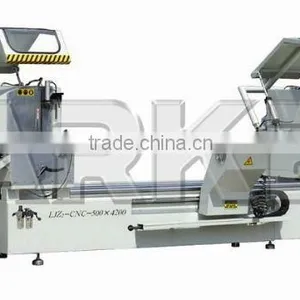 PVC Profile Cnc Control Double Mitre Cutting Saw/upvc Window Frame Cutting Machine/PVC Profile Cutting Machine thumbnail-5