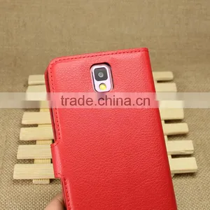 Wholesale Folio Stand Case for Samsung GALAXY Note3 N9000 PU Leather Flip Cover With Wallet thumbnail-5