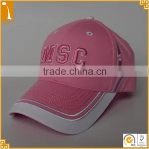 New Custom Female 6 Panel 100%cotton 3D Embroidered Curved Baseball Cap Wholesale thumbnail-1