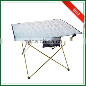 HIgh Quality 600D Oxford Lightweight Hangout Camping Aluminum Folding Table thumbnail-1