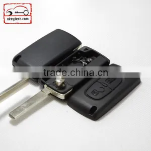 Okeytech Blank Key Peugeot 307 2 Buttons Remote Key Cover for Key Cover Peugeot thumbnail-1