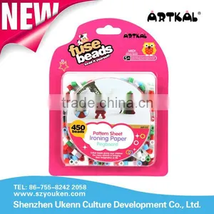 Heating Beads Christmas Gifts Artkal Fuse Beads AR102 Diy Educational Toys The Elves and The Watermelon Children Jigsaw Puzzle thumbnail-1