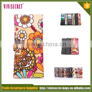 Factory Supplier Handbags Purses Fancy Wallet With Flowers in Bulk for Ladies thumbnail-5