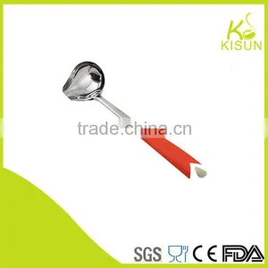 New Plastic Corn Handle Stainless Steel Kitchen Utensil Gravy Ladle Tasting Ladle thumbnail-3
