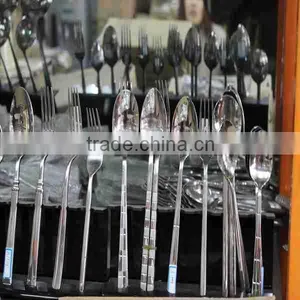 Custom Disposable Silver Plastic Fork Knife and Spoon Individual Wrapped for Airline thumbnail-4