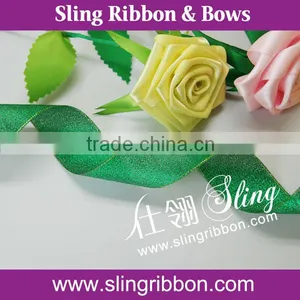 High Quality Metallic Ribbon For Christmas Decoration thumbnail-1