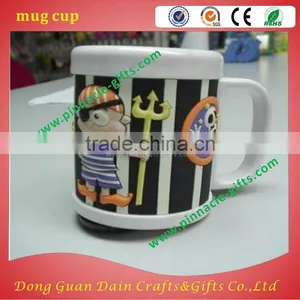 Personalized Plastic 3d Soft Pvc Rubber Mug for Kids thumbnail-1