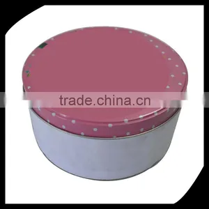 Cute Gift Use Round Tea Tin Box/small Round Metal Tin Boxes for Food and Gift/supply Round Candle Tin Box,empty Candle Gift Box thumbnail-1