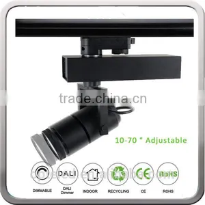 Focusable 10-70 Degree Beam Angle Art Gallery Led Track Lighting Spotlights for Art Photography Gallery thumbnail-2
