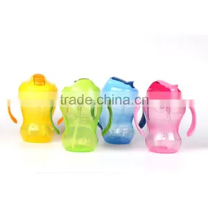 New and Hot Baby Products Sippy Cup Drinking Plastic Baby Bottle thumbnail-6