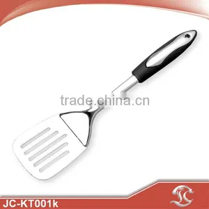 Rubber TPR Handle Stainless Steel Compost Slotted Turner thumbnail-1