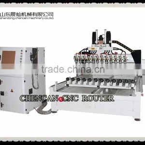 4 Axis Eight Heads Wood Engraving CNC Router Machine With Cheap Price thumbnail-1