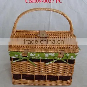 Wicker Picnic Basket thumbnail-1