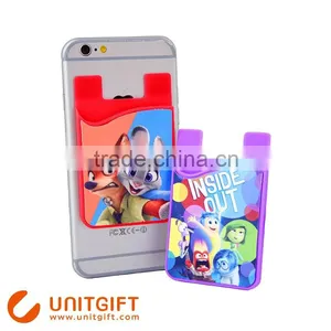 Silicone Adhesive Phone Sticker Card Holder thumbnail-1