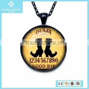 2015 Custom Round Black Plated Wholesale Pendant thumbnail-5