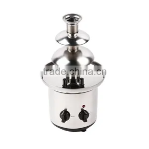 China Factory Supply High Quality Homehold 3 Layers Mini Cheap Chocolate Fountain for Sale thumbnail-2