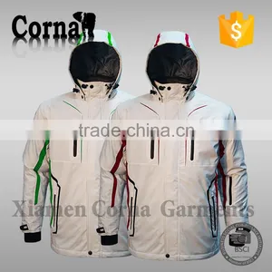 Comfortable Warm-keeping Milky Outdoor Sports Plain Windbreaker Jacket With Low Price thumbnail-3
