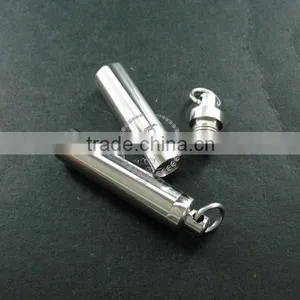 7x36mm 316L Stainless Steel Perfume Tube Box Screw Top Wish Vial Pendant Charm DIY Jewelry Supplies 1820250 thumbnail-3