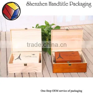Wooden Watch Box Hand Engraving Logo thumbnail-1