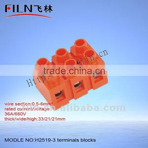 H2519-3 Pin Header Terminal Block thumbnail-1