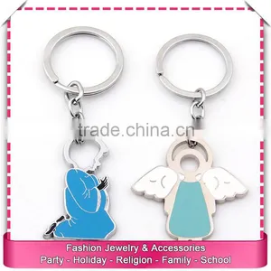 Lovely Keychains Custom Metal, Hot Sale Angel Keychain thumbnail-1