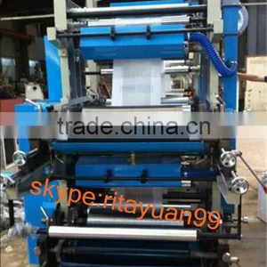 YT-2-800 Low Price Two Color High Speed Plastic Bag Flexo Printing Machine / Flexo Printing Machine thumbnail-1