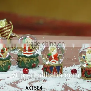 Resin Christmas Craft, Santa Claus Resin Christmas Craft, Snow Globe Resin Christmas Craft thumbnail-1