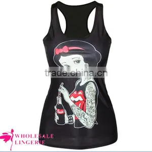 Cool Snow White Tank Top Summer Tank Top Stringer Tank Top Women Wholesale thumbnail-1