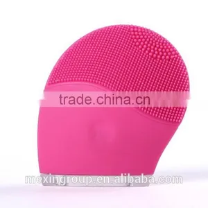 Natural Silicone Electric Facial Cleansing Brush Rechargeable Face Cleaning Brush thumbnail-3