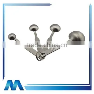 Wholesale 4PCS Square S.S. Measuring Spoons,201 Stainless Steel Material Measuring Spoon Set thumbnail-1