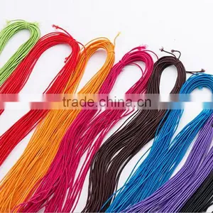 China OEM Factory 6mm Bead Elastic String Colorful Beads Core Spun Rope thumbnail-1