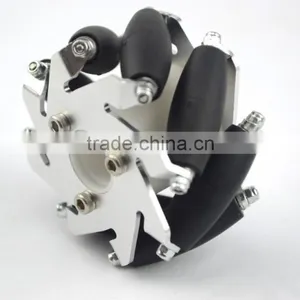 60mm Aluminum LEGO Compatible Mecanum Wheels Set( 2 Left, 2 Right) Basic 14159 thumbnail-3