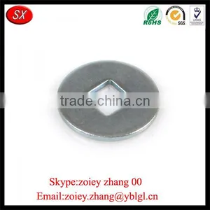 China Manufacture Precisioon Galvanized Steel Square Hole Washer thumbnail-4