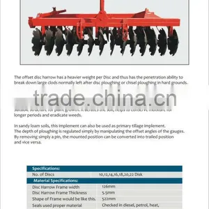 Tractor Mounted Disc Harrow thumbnail-5