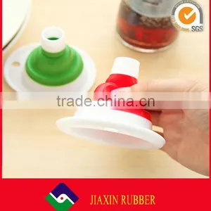 New Arrival Durable Silicone Collapsible Funnel Foldable Funnel for Liquid Transfer thumbnail-5