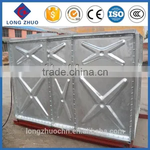 Factory Price Hot Dipped Galvanized Steel Pressure Storage Water Tank thumbnail-1