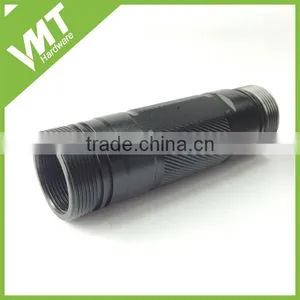 Black Anodised Aluminum Extention Battery Tube for Outdoor Flashlight thumbnail-3
