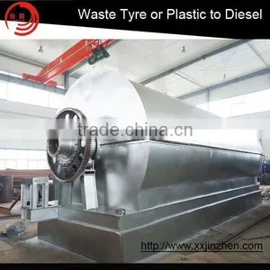 2016 High Quality Tire Recycling Machine Rubber Pyrolysis Plant Waste to Diesel Plant thumbnail-1