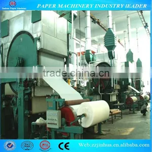 1092mm Paper Recycling Machine Prices, Machine for Producing Toilet Paper and Napkins, ISO9001 thumbnail-1