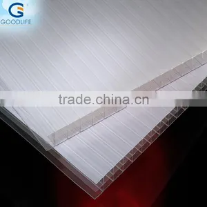 Top Selling 8' * 4' 4mm 16mm Twin Wall Polycarbonate Sheet for Roofing Manufacturer thumbnail-1