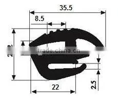 Rubber Seal for Car Windows & Glass thumbnail-1