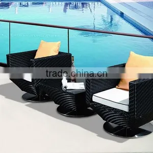 Hot Sale Design Furniture Rattan Leisure Coffee Table Set thumbnail-2
