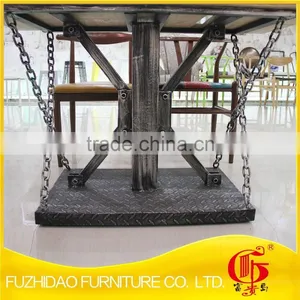 New!!casual Iron Coffee Table With Themed Restaurant thumbnail-3