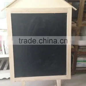 Decorative Chalkboard For Kitchen House Shape Display Cafe Chalkboard Vintage Style Big Size Standing Writing Board 57*80CM thumbnail-2