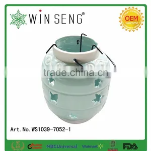 Special Bottle Shaped Ceramic Hanging Candle Holder thumbnail-4