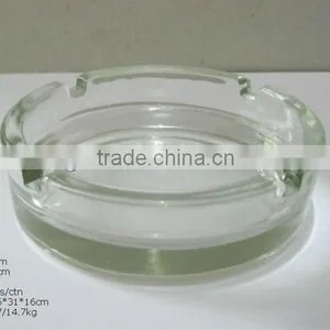 Glasss Ashtray/simple Glass Ashtray/transparet Glass Ashtray thumbnail-1