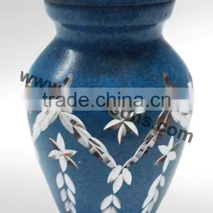 Fancy Urns Round | Export Quality Round Metal Urns | Cheap Urns for Dogs | Cheap Urns Offers thumbnail-5
