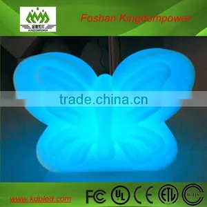Illuminated Remote Control Small Led Butterfly Plastic Lamp thumbnail-2