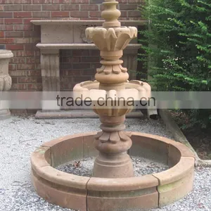 Four Tiers Fountain Home Decor Stone Garden Cantera Stone Fountains thumbnail-2